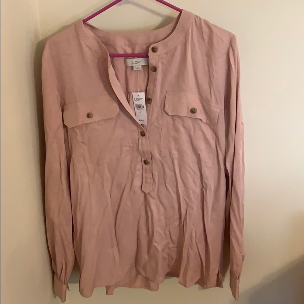 LOFT utility blouse - NWT